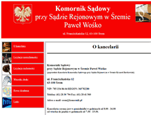 Tablet Screenshot of komornik-srem.pl